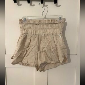 Free people high waist nude pink athletic shorts